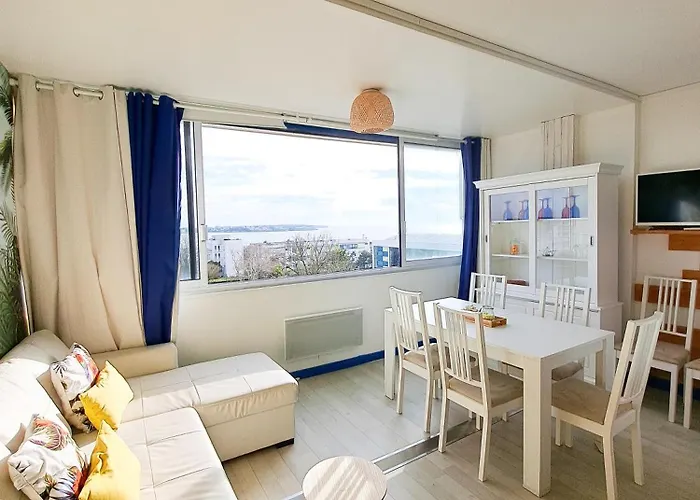 L\'Escale - Vue Mer, Plage, Centre Ville, Ideal Pour Couple